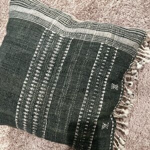 Indian Wool Throw Pillow